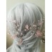 Украса за коса с розови кристали Сваровски Rose Magic Garden by Rosie